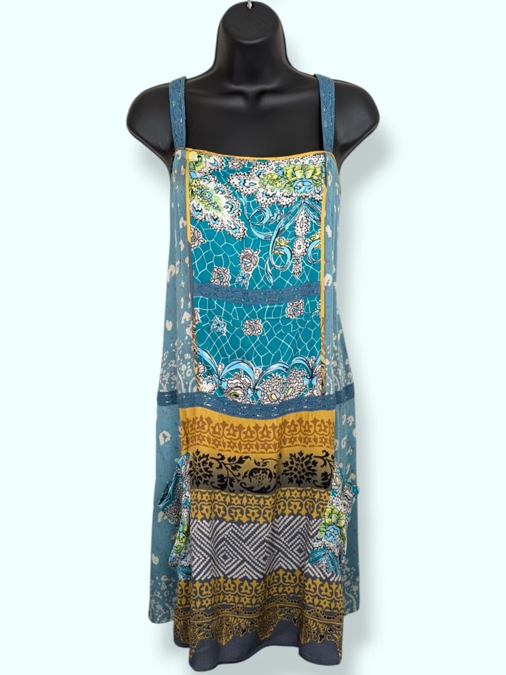 Tiny (Anthropologie) Scarf Printed Tunic Dress